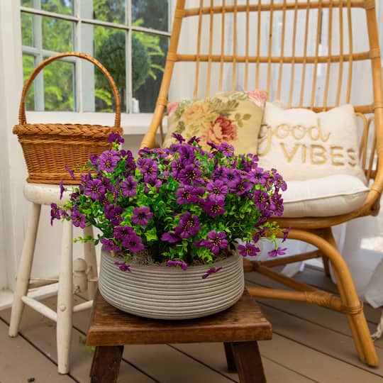 13" UV Resistant Artificial Daisy Bushes